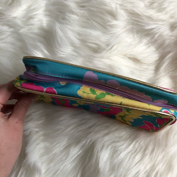 Lily Pulitzer for Estée Lauder Dragonfly Floral Make Up Bag - Picture 6 of 7